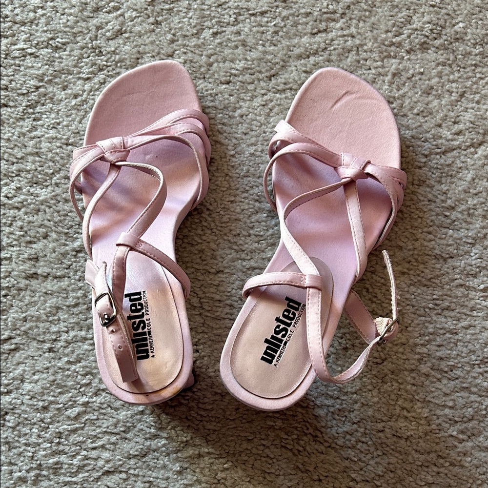 Unlisted Light Pink Strappy Sandals